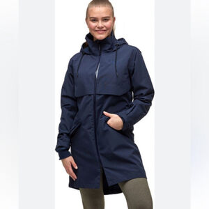 Kari Traa Raundalen Women waterproof warm double zip blue outdoors sz sm